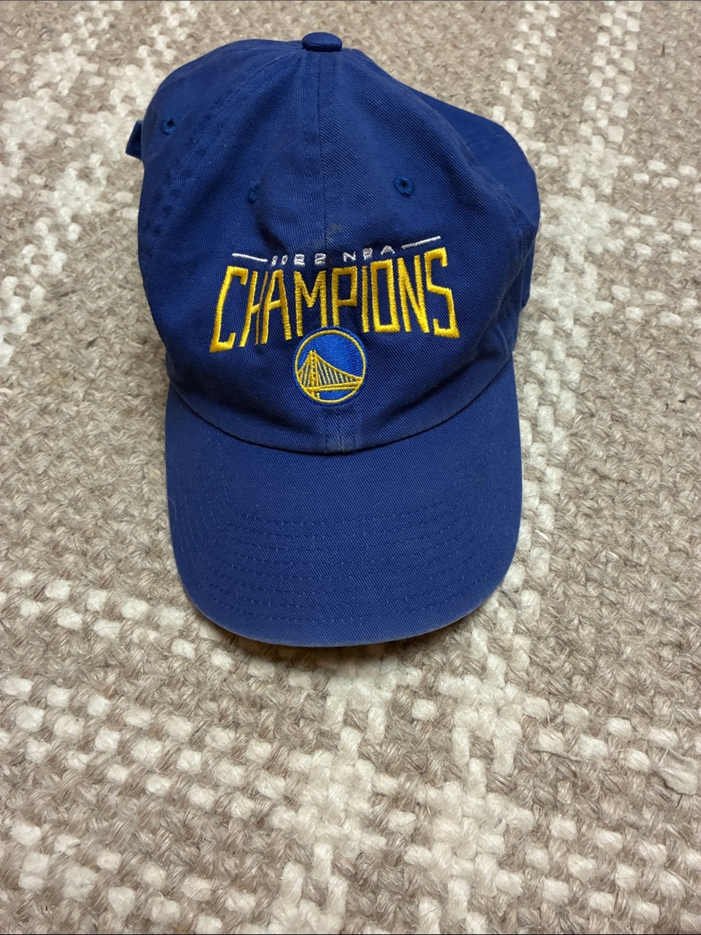 Golden State Champions Blue Embroidered Baseball Cap